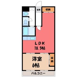 東宿郷駅 徒歩3分 8階の物件間取画像